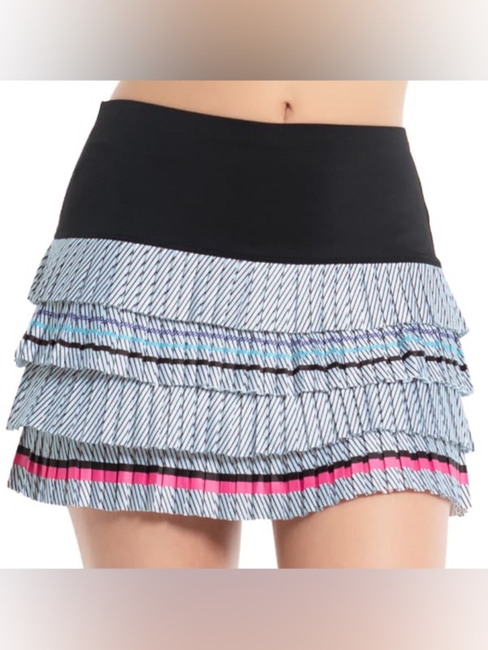Lucky in Love Women’s Prep it Up Pleated Skirt - Size Large
